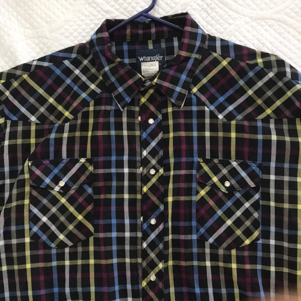 Western style, SS, pearl snap dress shirt